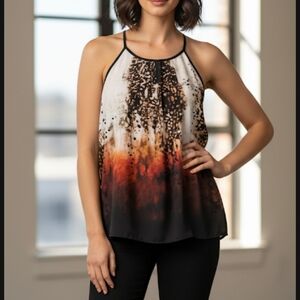 Multicolor Women's Flowy Sleeveless Blouse